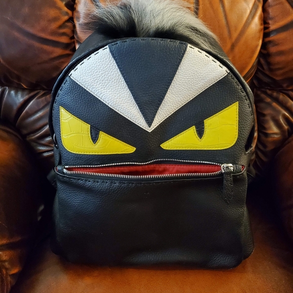 Fendi monsters  backpack  black - Picture 5 of 6